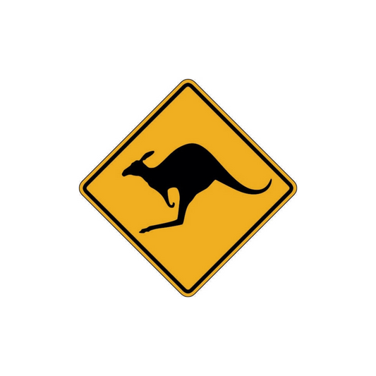 Signage - Caution Kangaroos